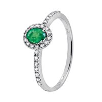 Anello Salvini Donna Dora in Oro bianco Smeraldo 20057644 - 20057644